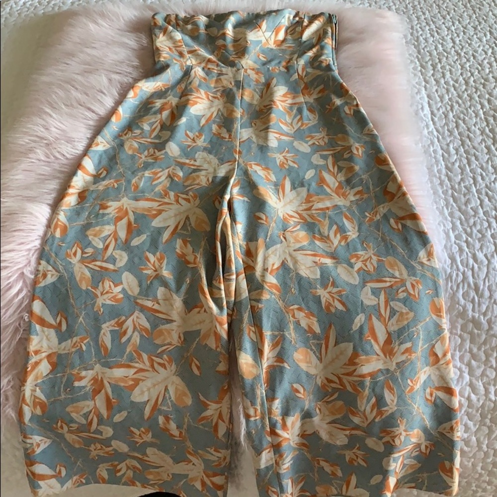 Crop romper strapless H&M